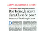 Don Tonino, la ricerca d'una Chiesa dei poveri